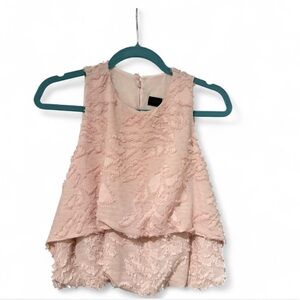 Zara Blush Pink Lace Kids Dress